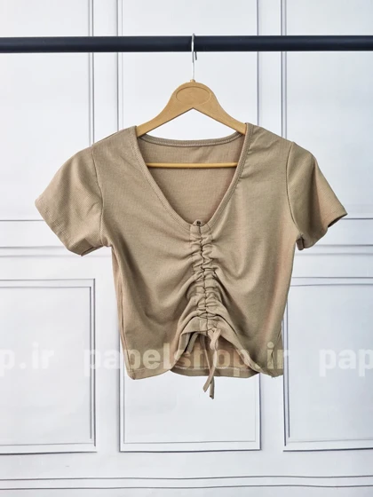 کراپ تاپ کبریتی وسط گتر یقه هفت