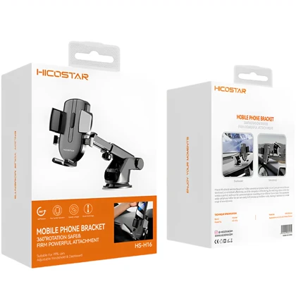 پایه نگهدارنده گوشی موبایل هایکواستار HICOSTAR مدل HS-H16 پایه مکنده