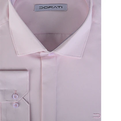 پیراهن مردانه رسمی دوشین صورتی پاستلی