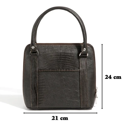 کیف دستی زنانه چرم طبیعی مدل رابو