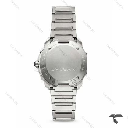 ساعت بولگاری Octo Roma اوکتا روما مردانه کورنوگراف سیلور مشکی Bvlgari-10625-G