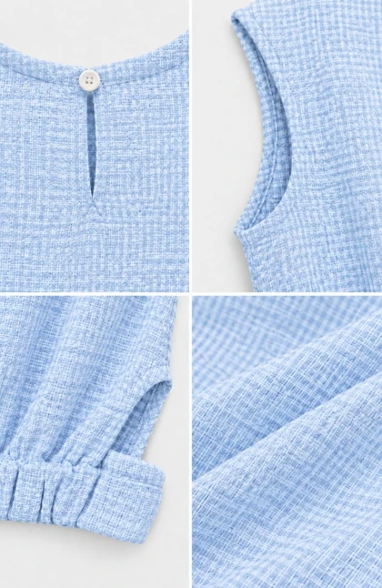 تاپ تاری پودی چهار خانه دمپا کش