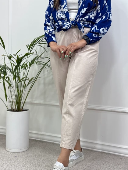 شلوار لینن مینو