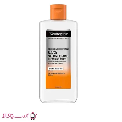 تونر پاک‌کننده ضد جوش سرسیاه نوتروژینا مدل Blackhead Eliminating حجم 200 میل