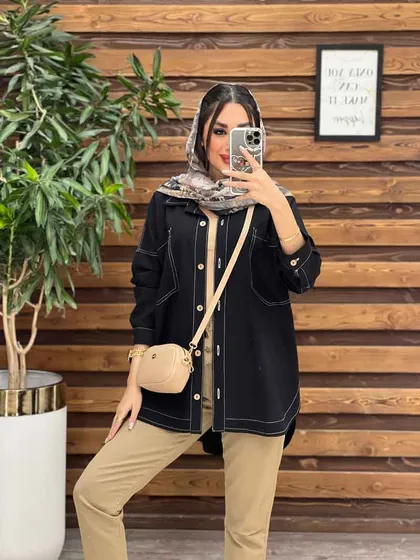 مانتو شومیزی دوخت دار
