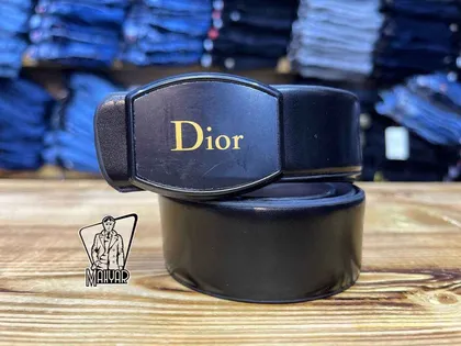 کمربند مشکی مردانه DIOR