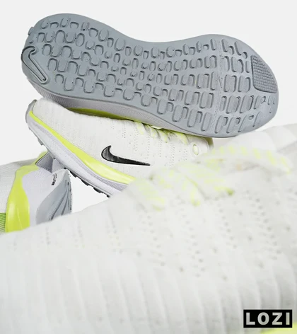 کفش کتانی مردانه و زنانه سفید سبز NIKE infinity RN 4 مدل 7461