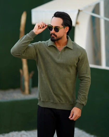 سلانیک نیم‌زیپ مردانه