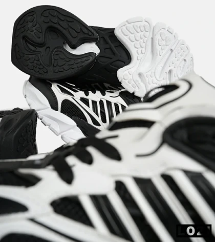 کفش کتانی مردانه و زنانه مشکی سفید ADIDAS performance x9000l4