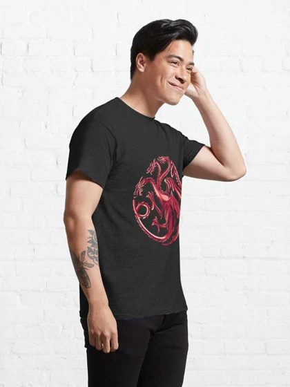 تیشرت house of the dragon طرح da fire Classic T-Shirt