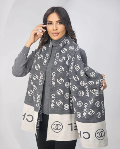 شال بافت دورو زنانه وارداتی