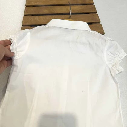 شومیز سفید دخترانه بچه گانه وارداتی برند IZOD