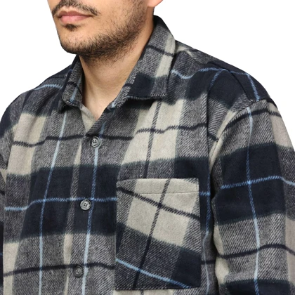 پیراهن پشمی ضخیم مردانه مدل 6203863