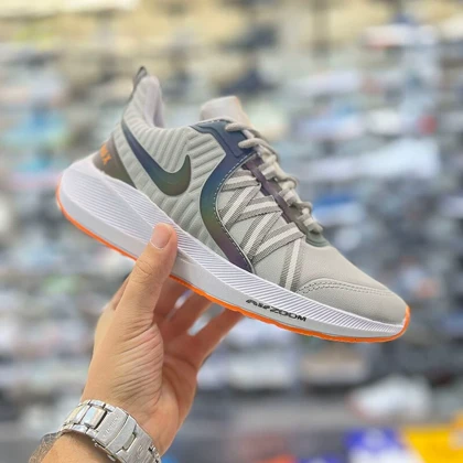 کفش راحتی نایکیزوم اسپید ایکس Zoom speed X طوسی با رویه فوم ضدآب سایز 37