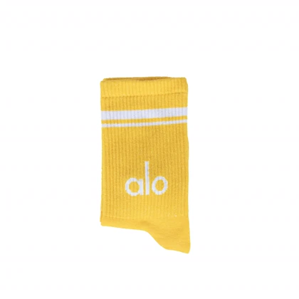 جوراب ورزشی ساق بلند زنانه طرح alo مدل w04011