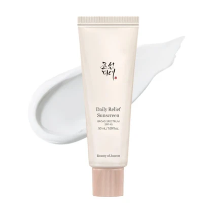 کرم ضد آفتاب سبک و مرطوب‌کننده بیوتی اف جوسان SPF40 Beauty of Joseon مدلDaily Relief مناسب انواع پوست 50 میلی‌لیتر