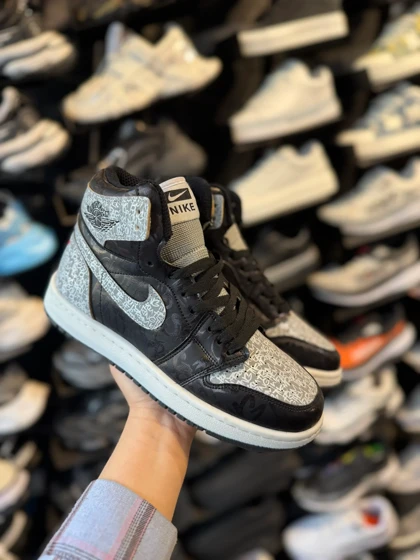 کتانی جردن وان وی دبل طرح دار