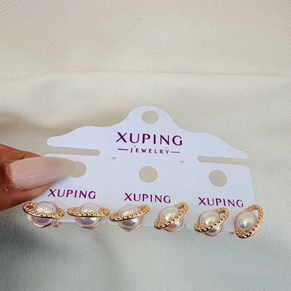 گوشواره ماه کهکشانی مرواریدی ژوپینگ