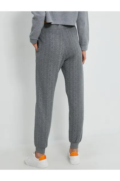 شلوار ورزشی Jogger دور کمر بافت دار با جیب TYCPY7QEON169110857170242