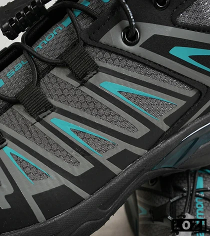 کفش کتانی مشکی آبی سالومون Salomon X ULTRA