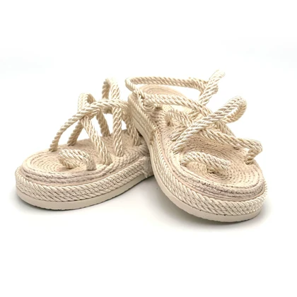 کفش صندل دخترانه مدل sandal - 0010_Creamy