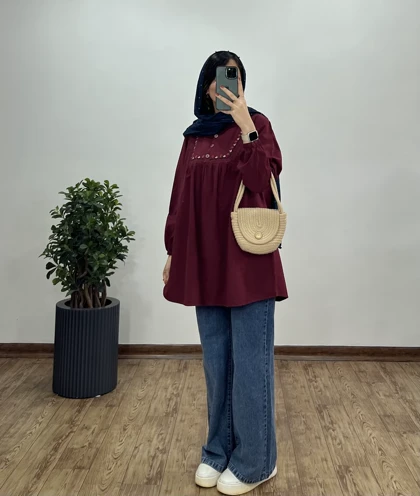 مانتو گلدوزی گیسو 4