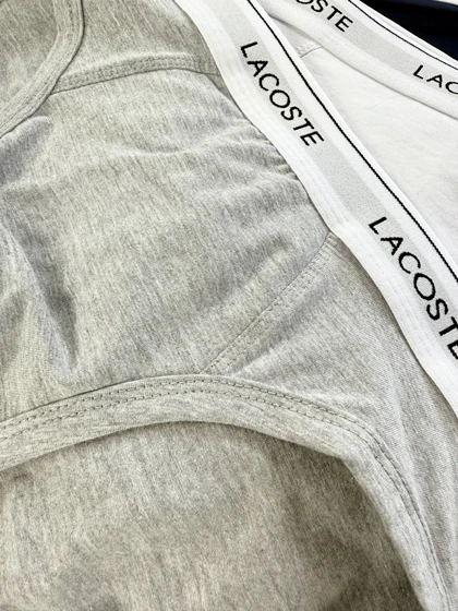 شورت اسلیپ مردانه نخ پنبه لاگوست Lacoste