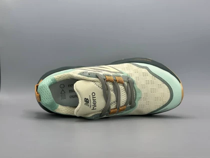 کتانی نیوبالانس فرش فوم ایکس هیروو کرم سبز نارنجی/New Balance hierro