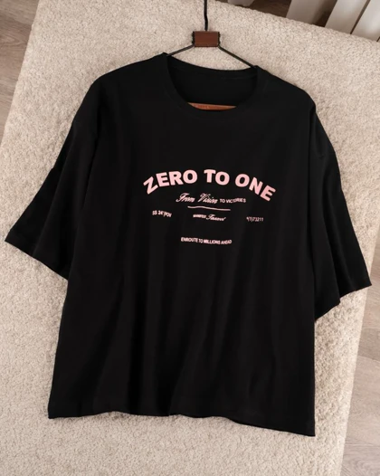 تیشرت zero to one کد 30409
