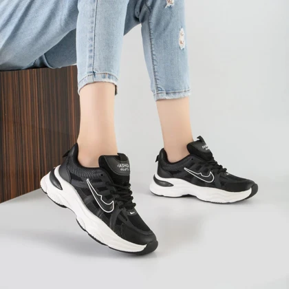 کفش و کتانی زنانه مدل نایک NIKE رنگ مشکی سفید