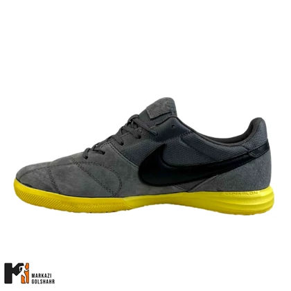 کفش سالنی مردانه نایک پریمیر سالا طوسی زرد