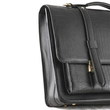 کیف اداری مردانه چرم یلسان مدل آرات کد 069-PRM