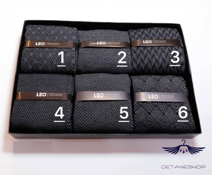 جوراب ساق بلند مردانه لئو کد110