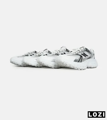 کفش کتانی مردانه و زنانه سفید طوسی مشکی NEW BALANCE 530 V02
