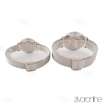 ست ساعت دنیل ولینگتون بند حصیری صفحه سبز 104857