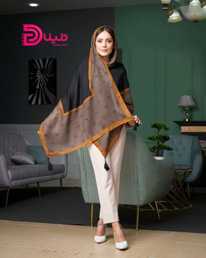 شال وسط ساده هرمس پاییزه