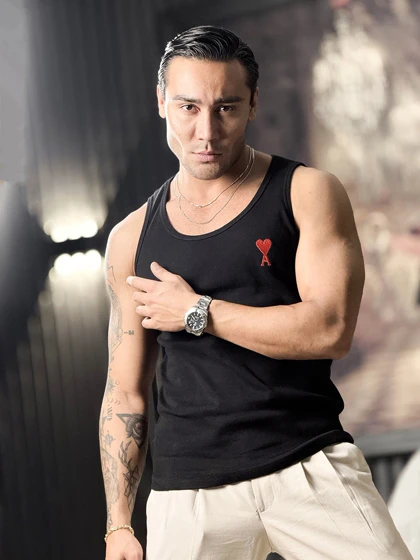 رکابی تنک تاپ مشکی Standard