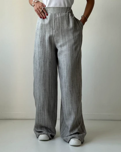 شلوار راه راه آبرنگی کد 200247