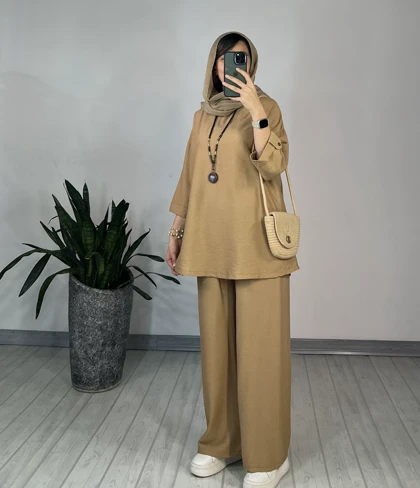 ست مانتو و شلوار پرستو