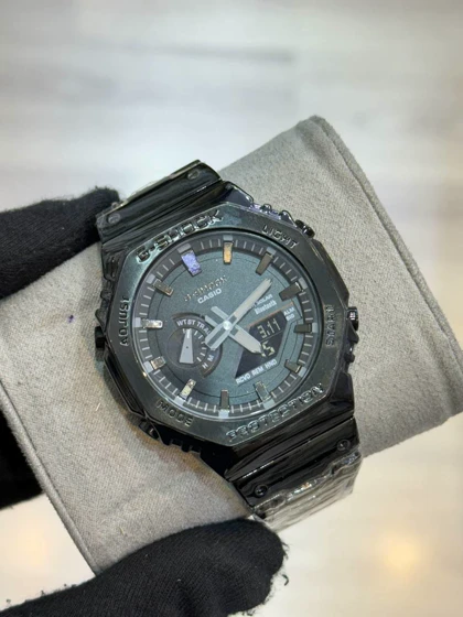 ساعت جی شاک تمام استیل مشکی