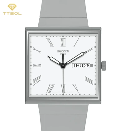ساعت مچی سواچ SWATCH WHAT IF GRAY SO34M700