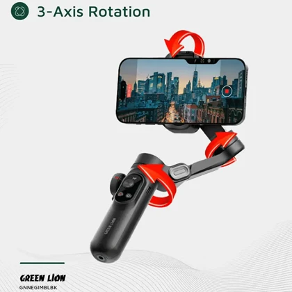 گیمبال و استابلایزر 3 محوره با ردیابی چهره هوشمند گرین لاین GXV-3