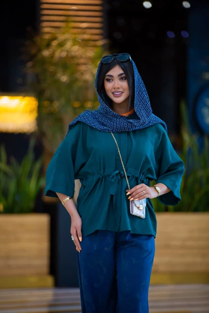 مانتو بابوس پیراهنی کمر گت