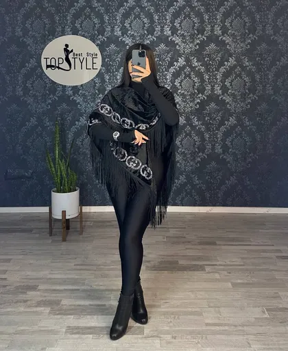 شنل مخمل کد : 7731