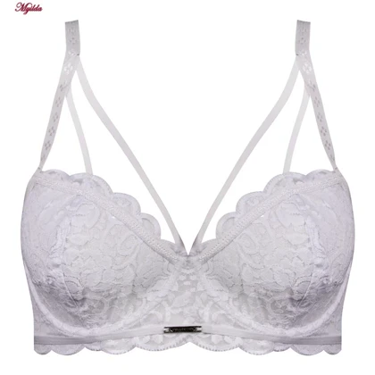 ست شورت و سوتین زنانه گیپور فانتزی نانسی سفید کد 4691-8585