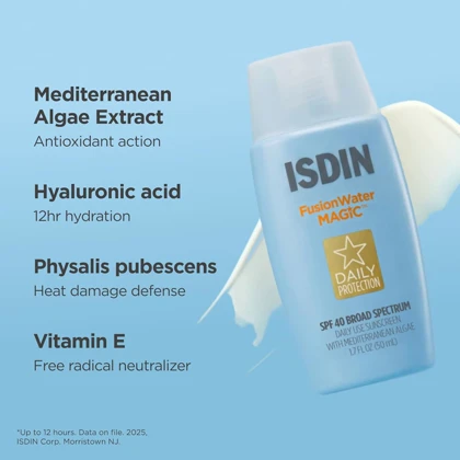 ضدآفتاب فیوژن واتر مجیک ایزدین SPF50