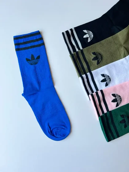 جوراب ساق بلند ورزشی طرح آدیداس adidas یونیسکس