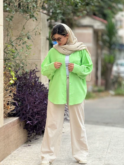 مانتو کنفی مداد رنگی