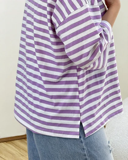 تیشرت راه راه ماهی