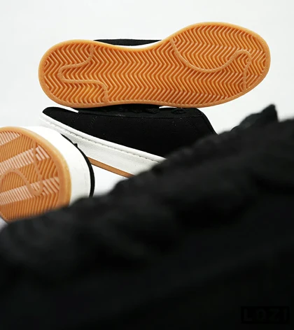 کفش کتانی مردانه مشکی سفید ADIDAS stan smith